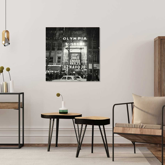 Deco vintage Photo de Paris, L'Olympia Tableau plexiglas