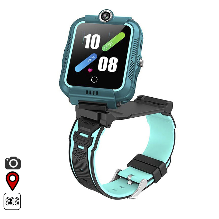 Smartwatch T17C con schermo rotante 360. Localizzatore GPS, Wifi e LBS.