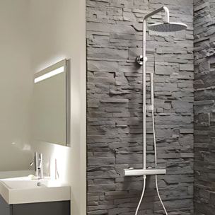 Jacob Delafon - Colonne douche thermostatique Toobi douchette 1 jet chrome