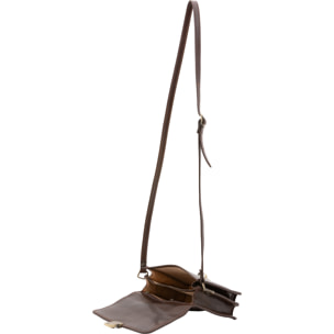 Borsa a tracolla  da donna In Vera pelle Made in Italy 20x16x7 cm