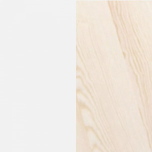 Armario vestidor juvenil Misty Cloud Blanco - Oak Soft
