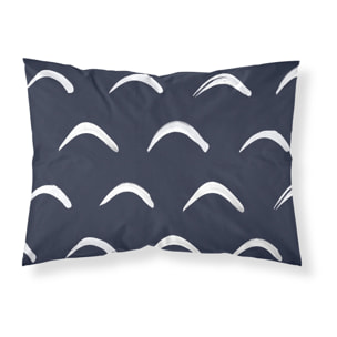 Taie d’oreiller 100 % coton 80 fils Calella Bleu