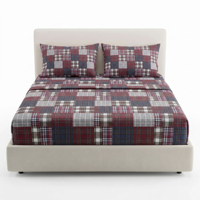 Completo lenzuola in cotone morbido e traspirante, set letto confortevole per uso quotidiano, lenzuolo sotto con angoli elasticizzati e sopra rifinito, resistente ai lavaggi e durevole, ideale per ogni stagione, comfort naturale e praticità