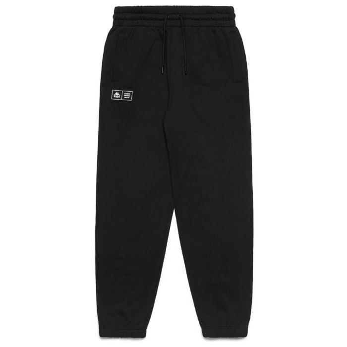 Kappa - Pantaloni Uomo Nero - Authentic Olmos
