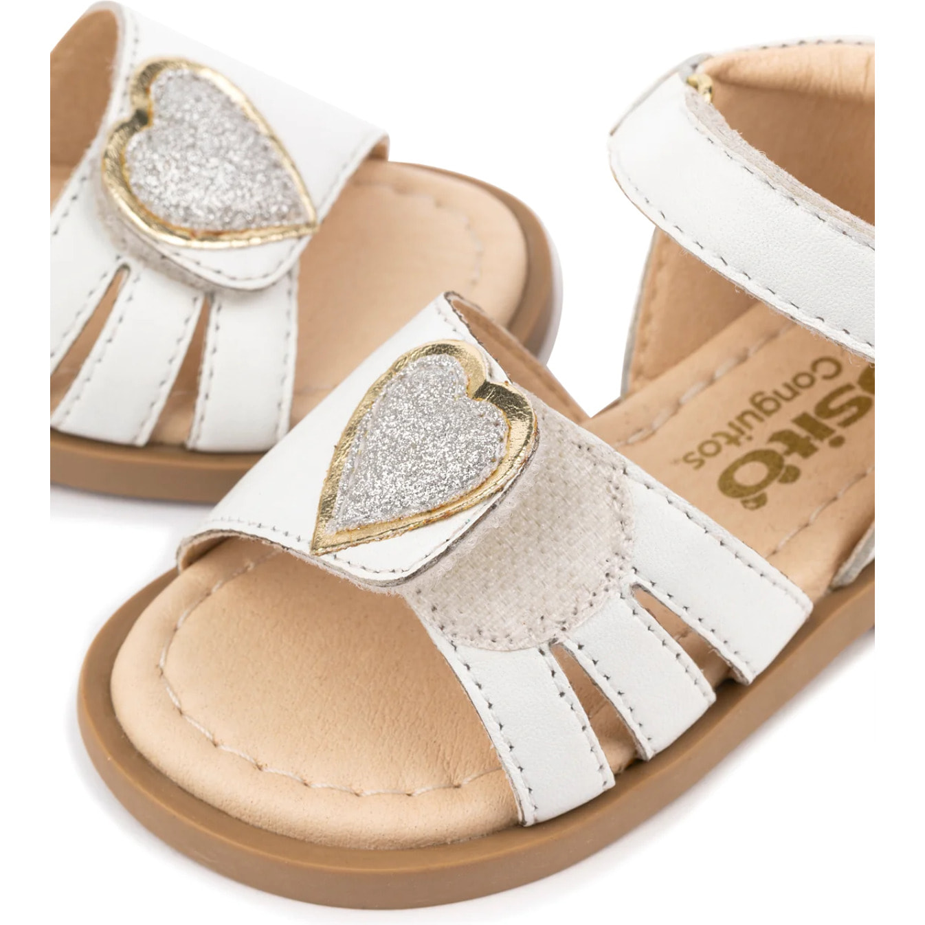 Sandalias De Bebé En Blanco