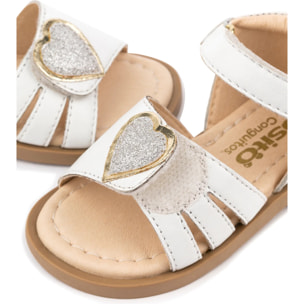 Sandalias De Bebé En Blanco