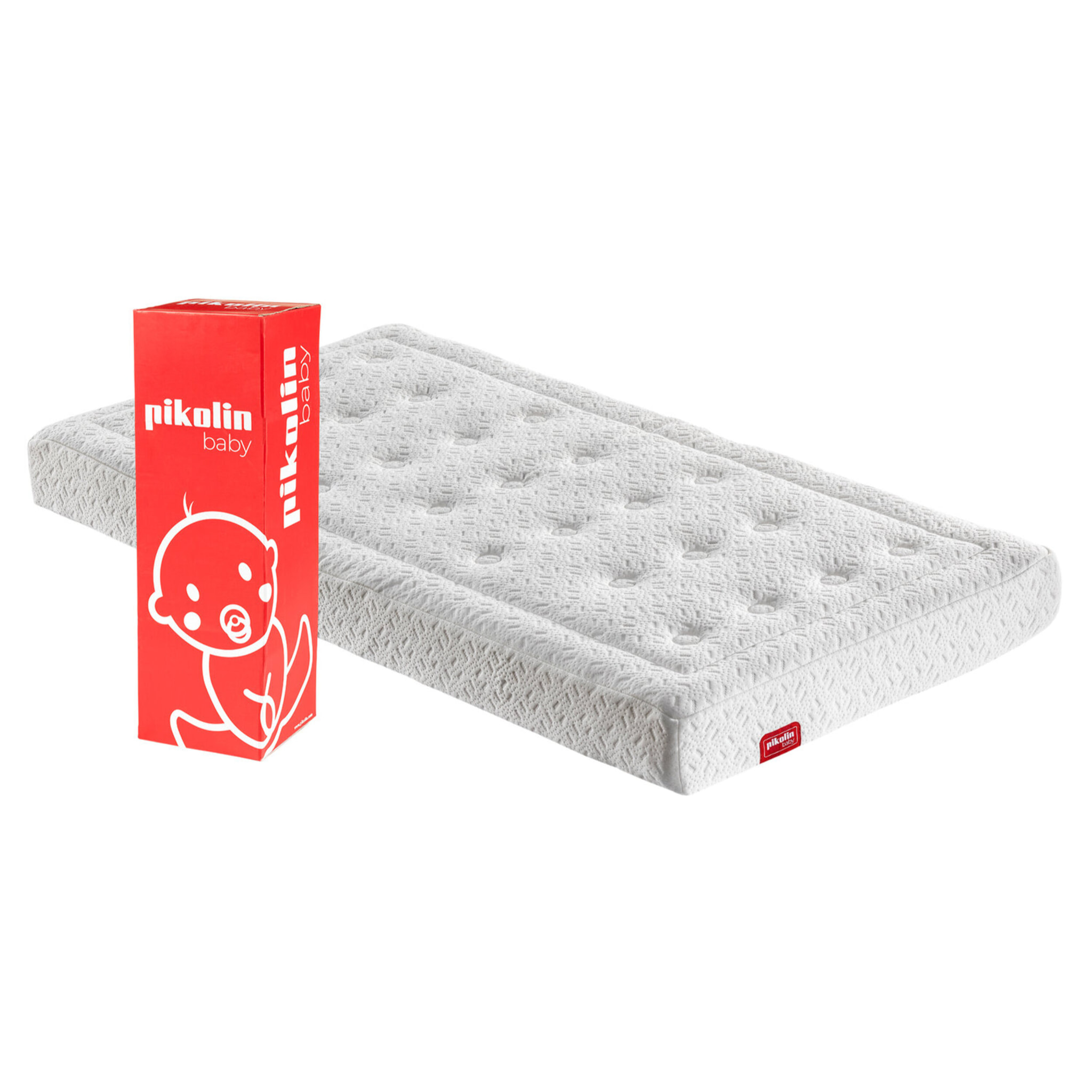 Colchón de Cuna Espuma HR y Visco | 12cm | OEKOTEX | Funda Extraíble | Transpirable | BabyUltra