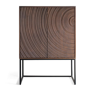 Aparador de Madera de Mango 85 Cm Estilo Moderno