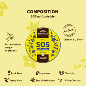 Biofloral - SOS Secours Nuit Paisible - Bio - 50 g