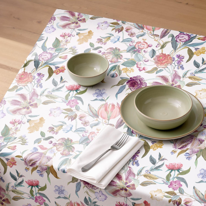 Nappe imprimée anti-taches LISSI MULTICOLORE