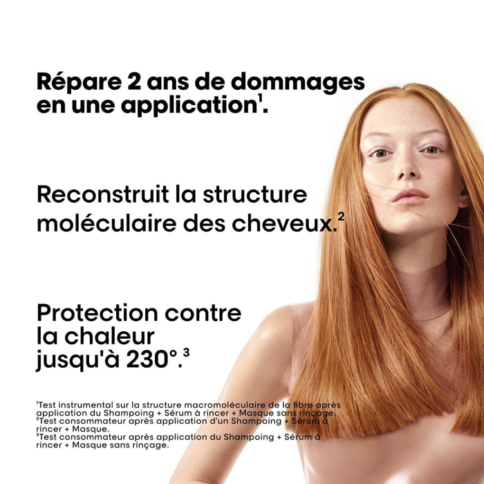 Série Expert Absolut Repair Molecular - Masque sans rinçage - tous types de cheveux abîmés 100 ml