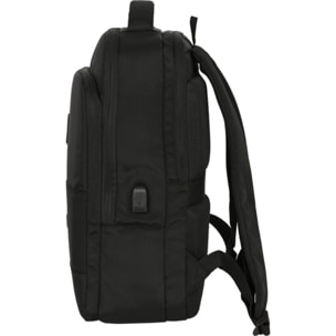 Mochila portatil 15,6"+tablet+usb real madrid premium