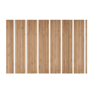 Alfombra BAMBOO COOL Natural Líneas blancas