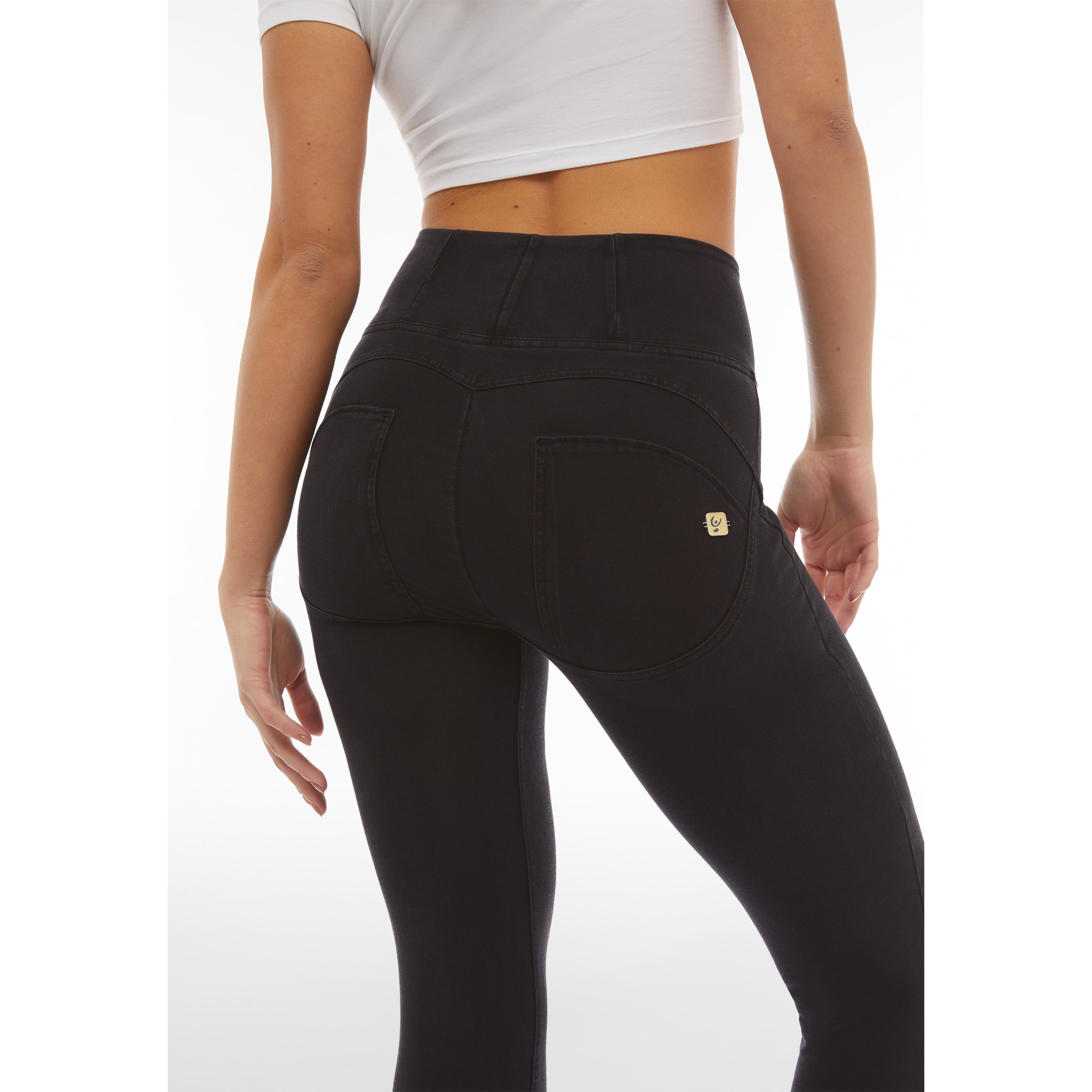 Jeggings push up WR.UP® superskinny vita alta con zip