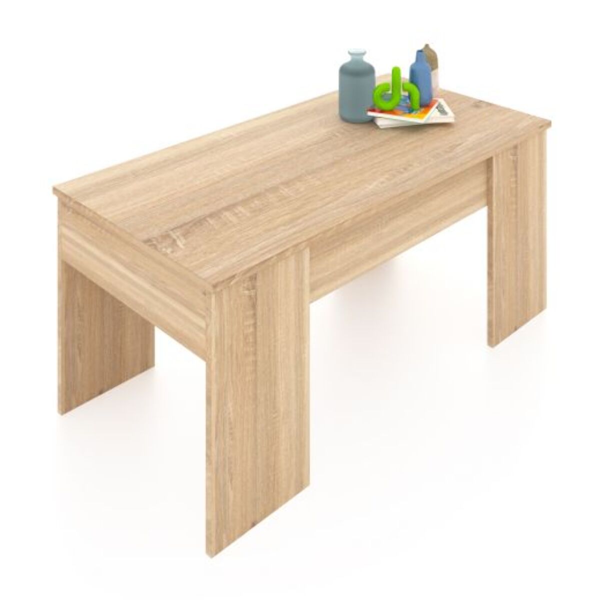 Mesa de centro elevable Vita Roble Canadian