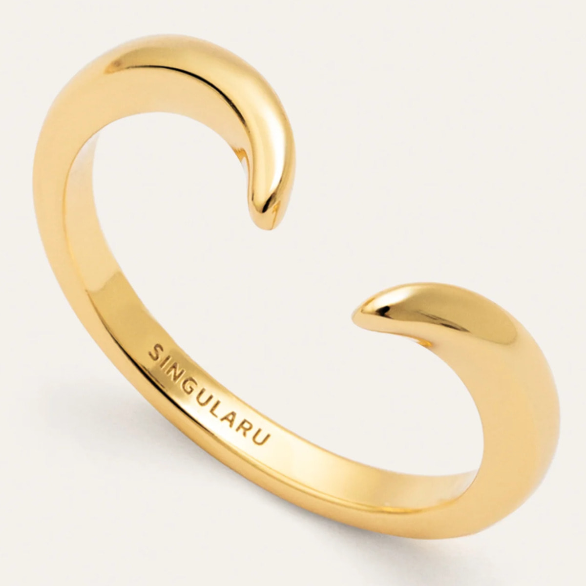 Anello Peak Scarlett Argento Placcato Oro