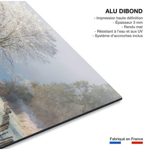 Tableau paysage Un matin glacial Tableau alu Dibond