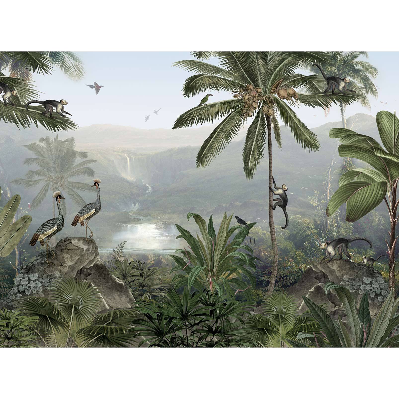 Papier peint le secret de la jungle Intissé