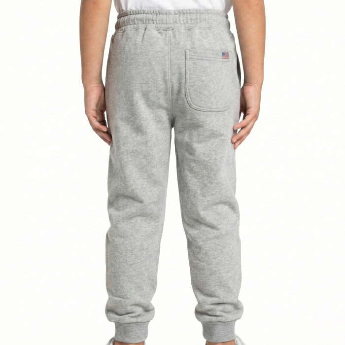 Pantalone felpa con logo stampato inside brushed