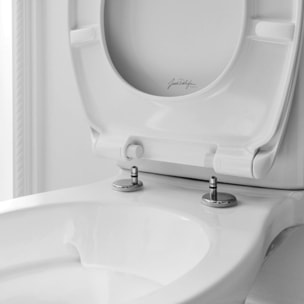 WC à poser sans bride Gaspard économie d'eau + abattant