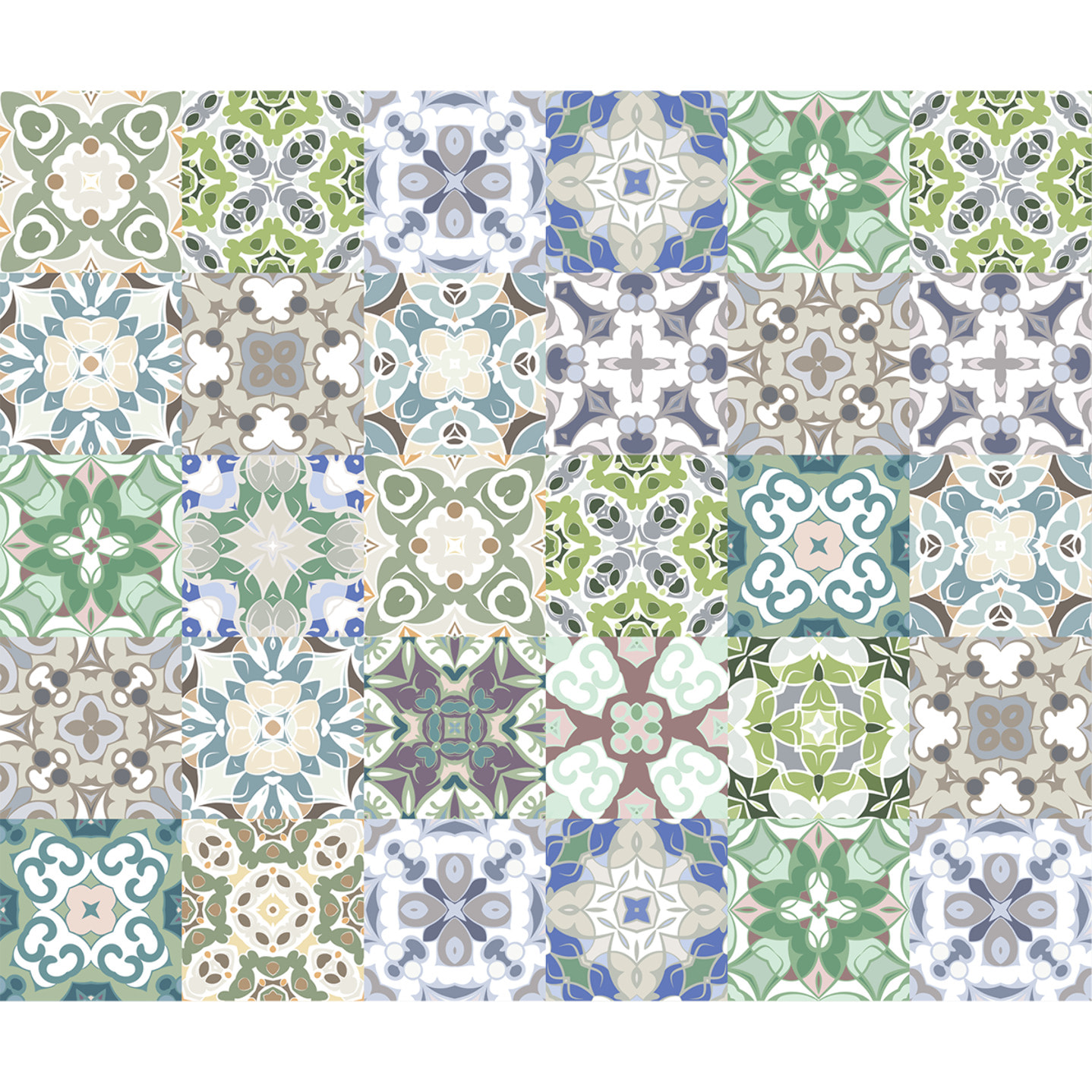 Stickers muraux - Sticker Mural Carrelage adhésif Cuisine Salle de Bain - 30 STICKERS CARRELAGES AZULEJOS CATALDO