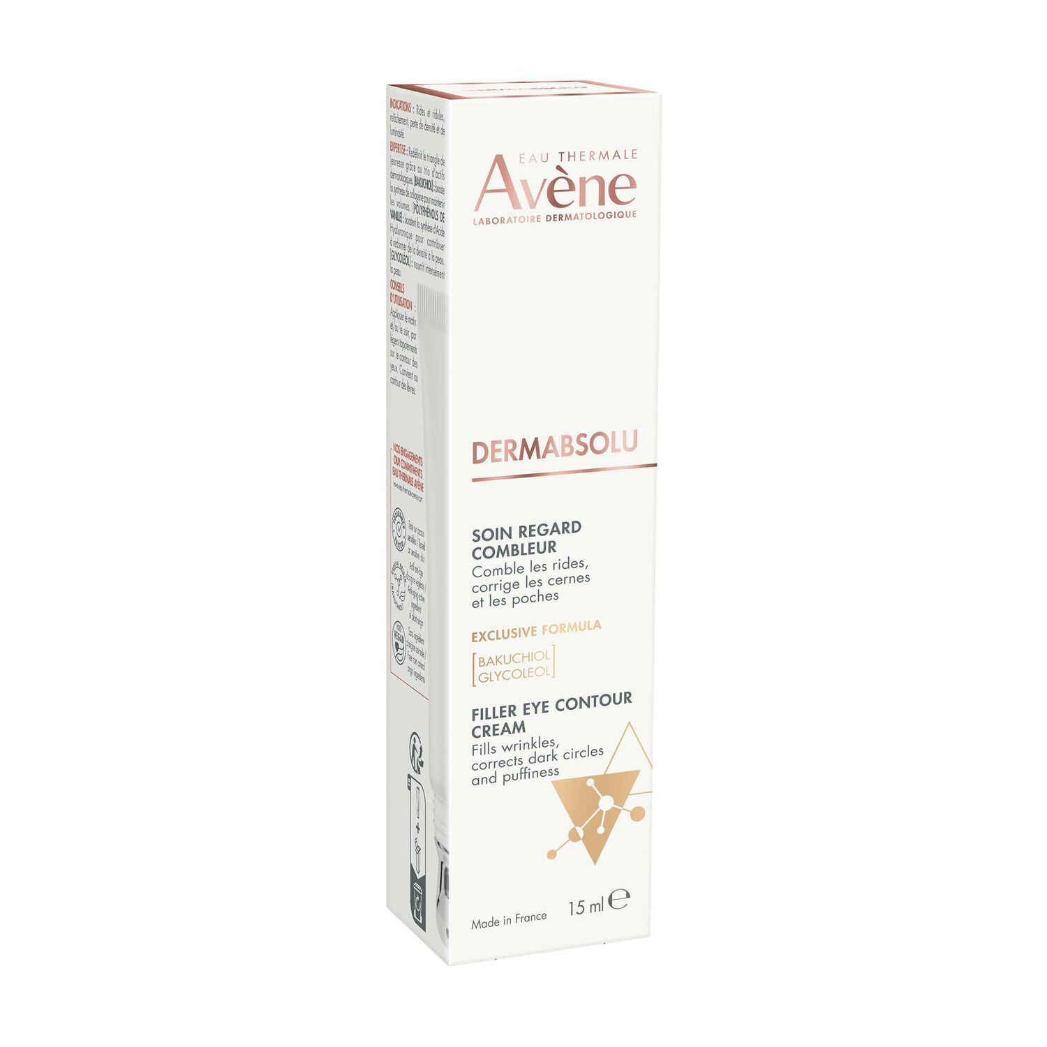 DermAbsolu - Soin Regard combleur - Yeux Sensibles 15 ml