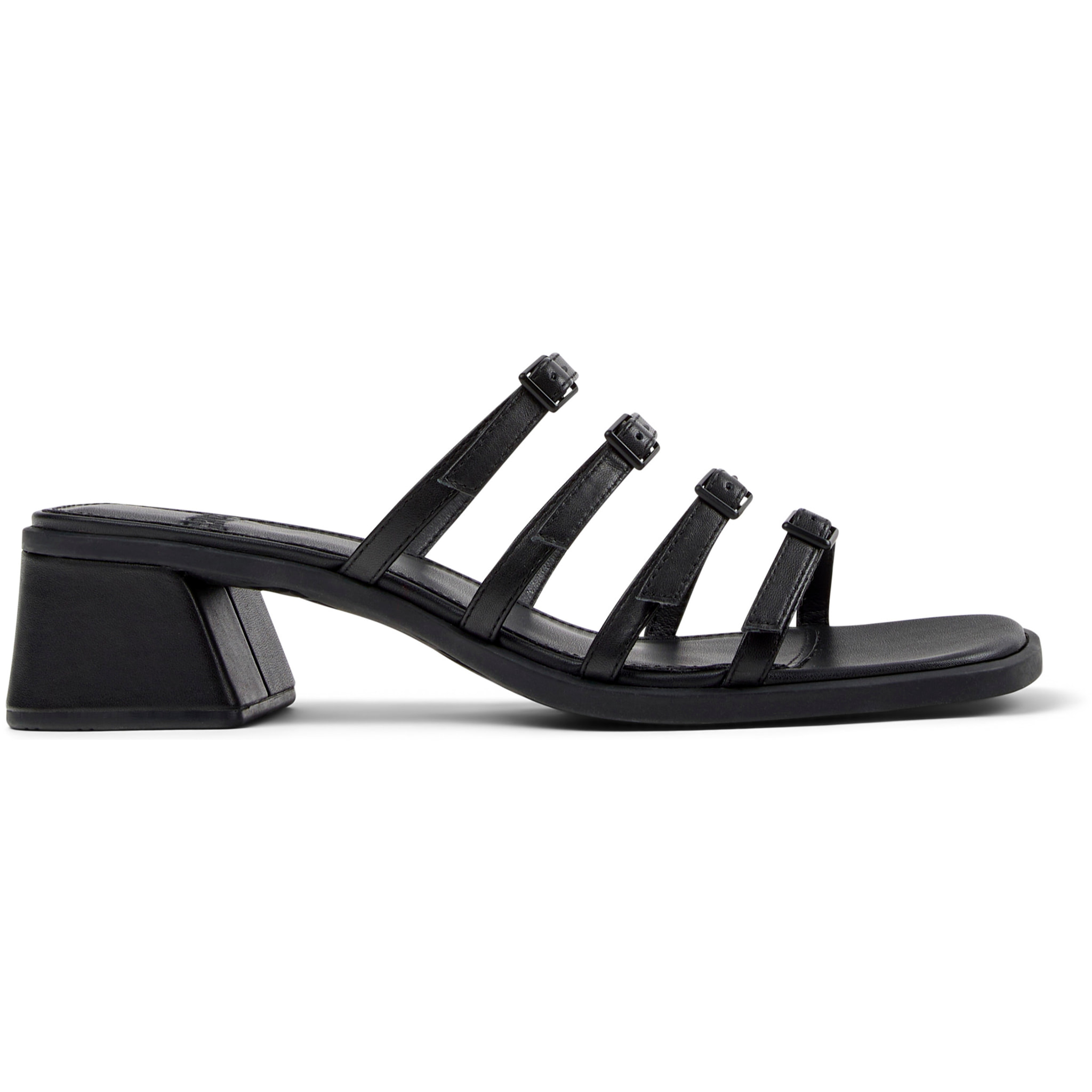 Sandalias - CAMPER Kora Sandal - Negro - Cuero liso