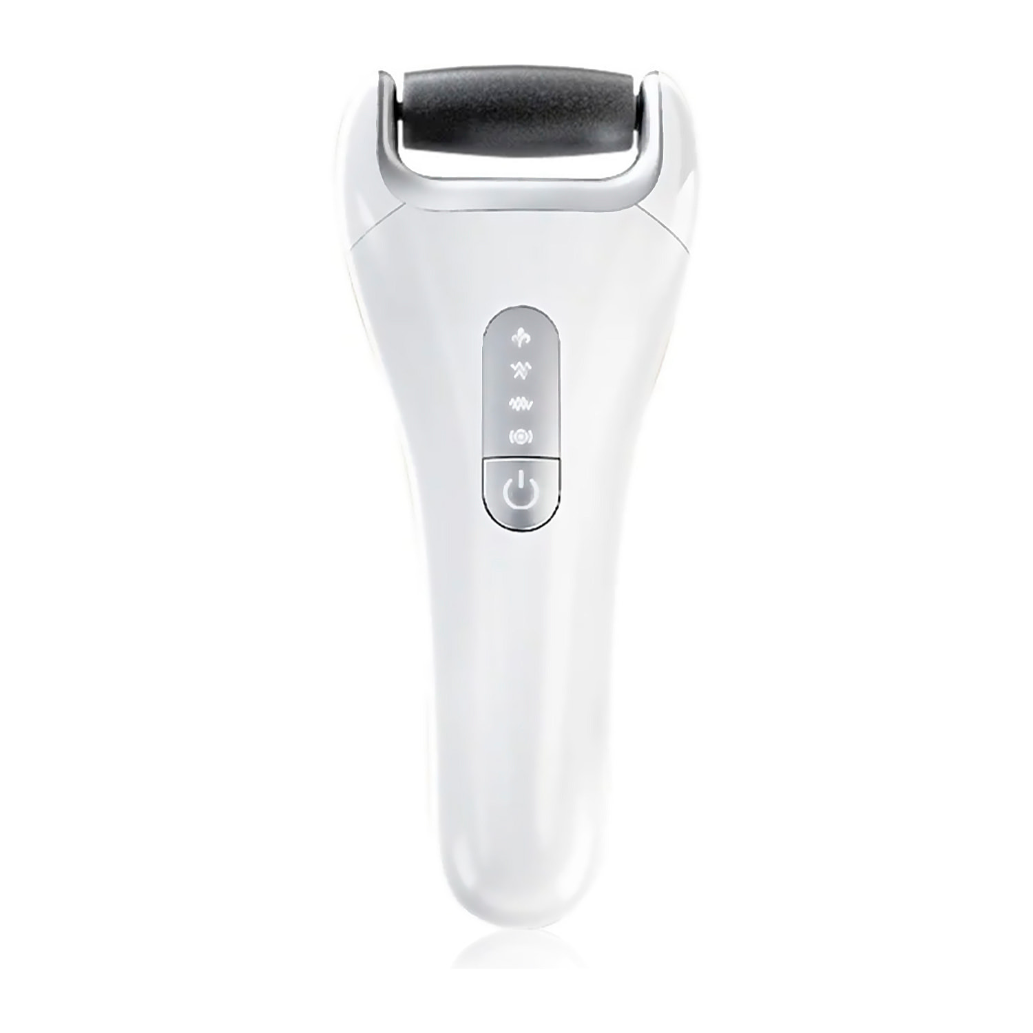 Lima eléctrica para callos y durezas de pies. 4 intensidades y batería recargable. Con base de sujeción.