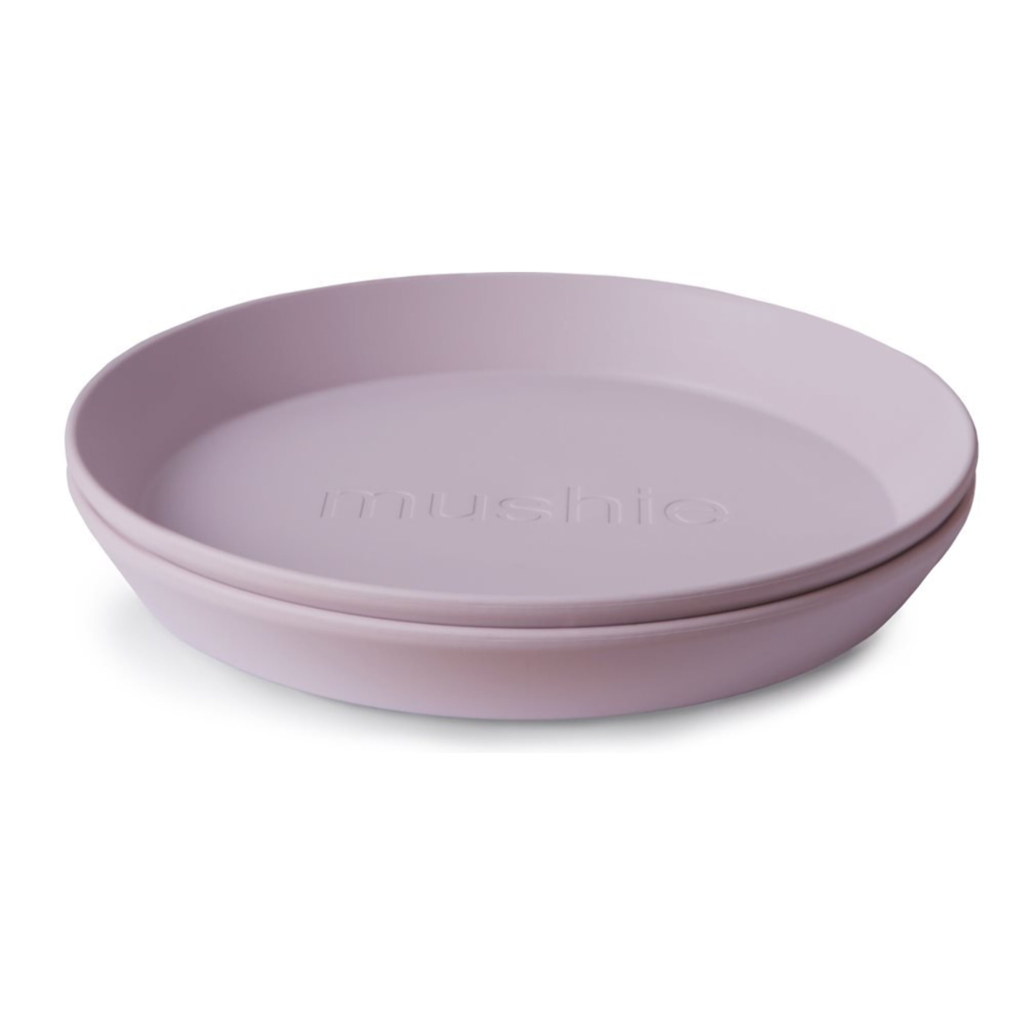 Mushie Pack Dos Platos Redondos Solid