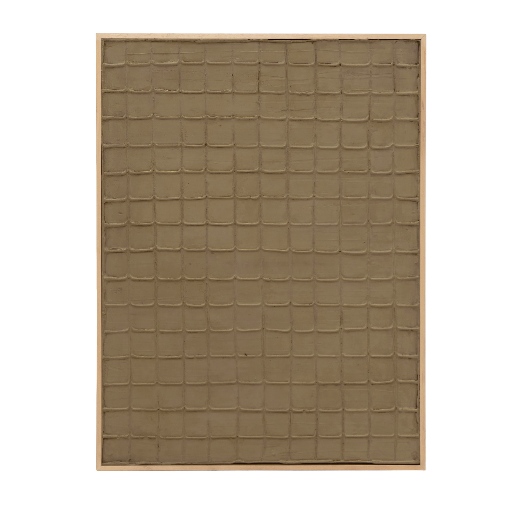 Tableau marron décoratif sur coton avec cadre en bois peint à la main à la peinture à l'huile en différentes tailles