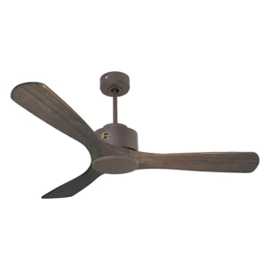 Ventilateur de plafond ø132 cm avec Wifi Réversible Hypersilence 40   W Chocolat
