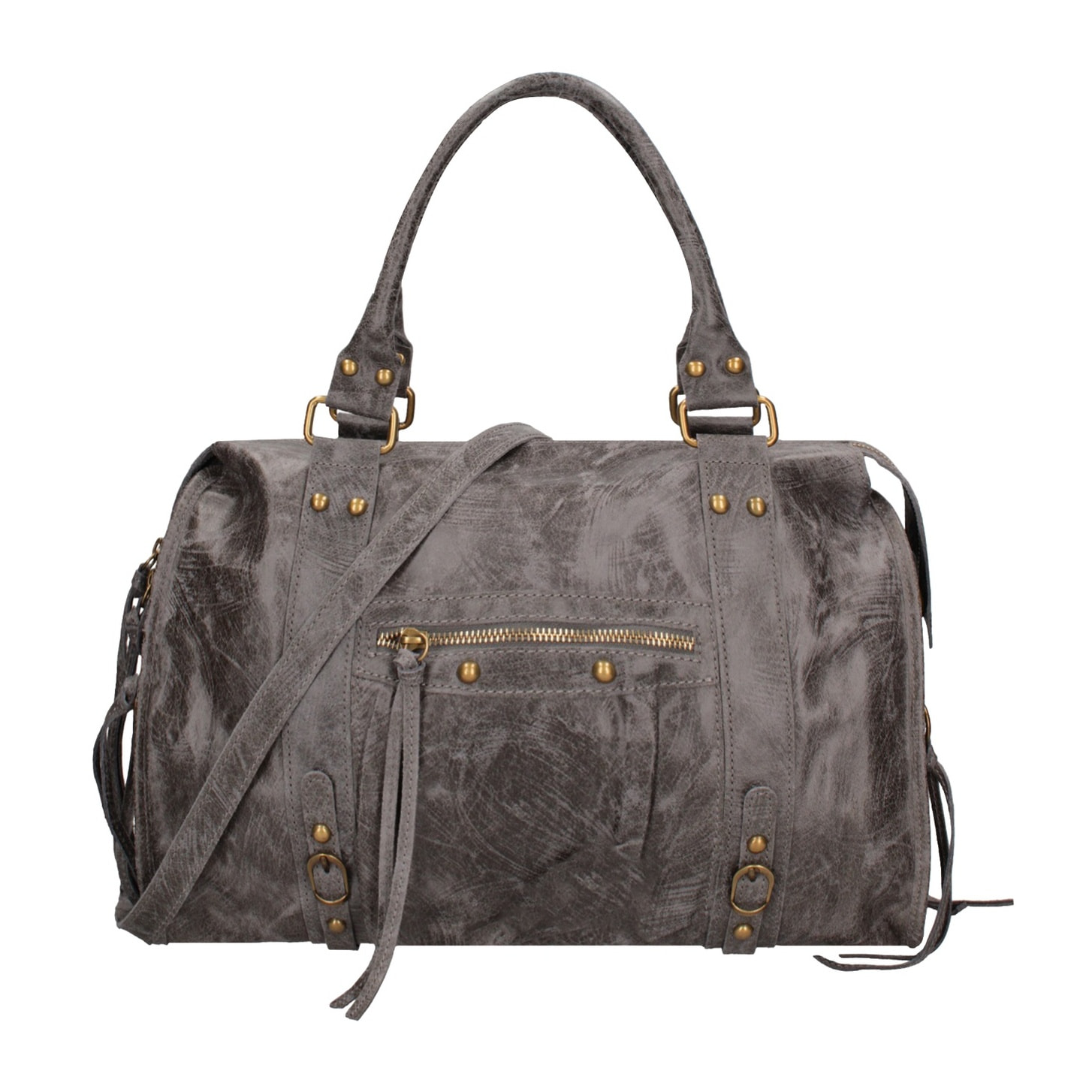 Borsa a spalla da donna - Modello Clara - Vera pelle - 41.0 x 28.0 x 13.0 cm