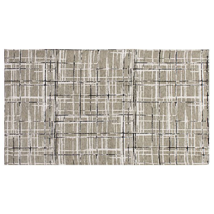 TAPPETO ARREDO GRAFFIATO PRUGNA CON FONDO ANTISCIVOLO