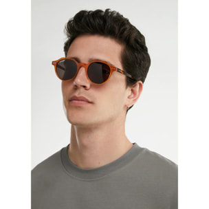 Gafas de Sol Ultra Light S Round Amber / Brown D.Franklin