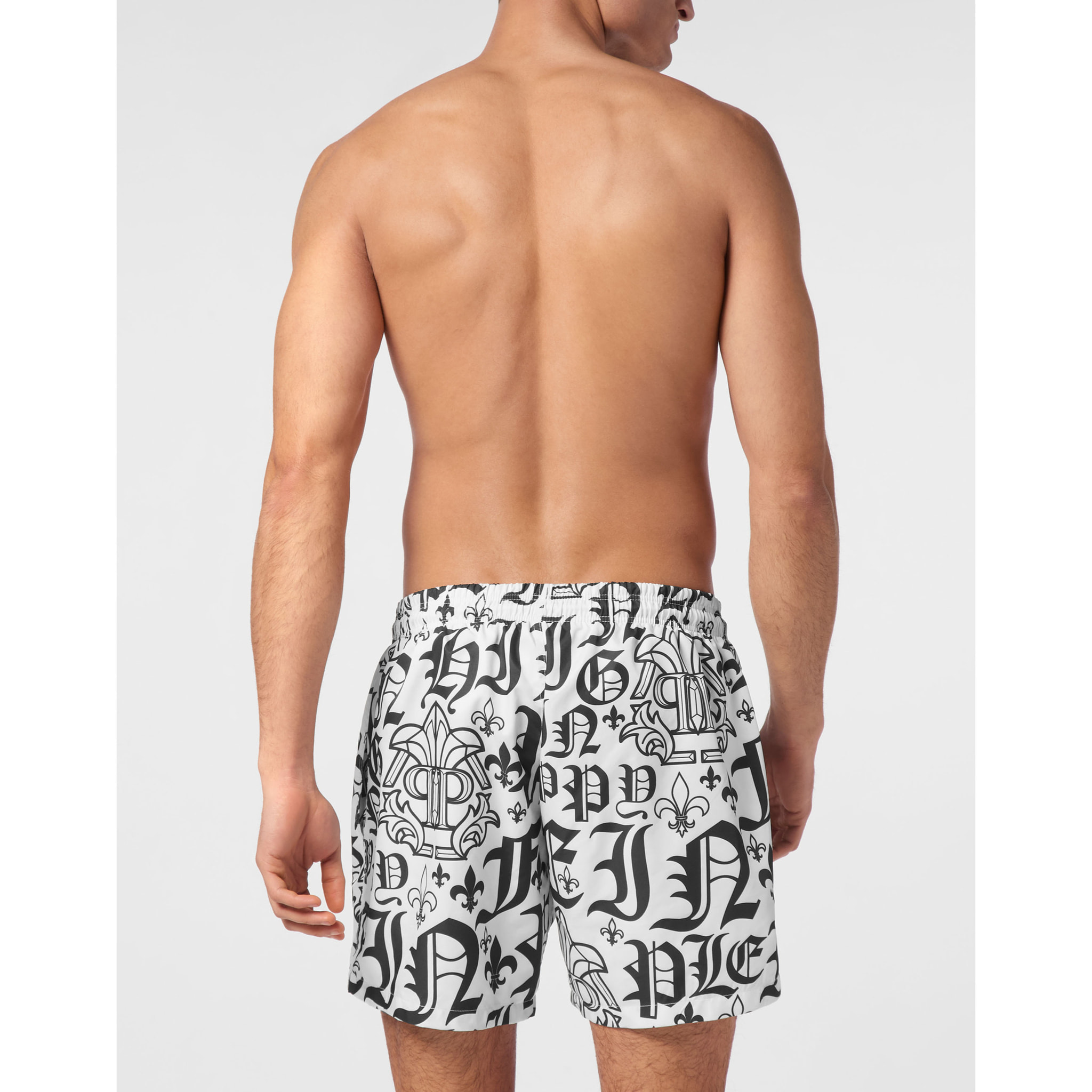 PHILIPP PLEIN Swim Trunks GOTHIC PLEIN