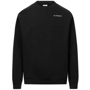 Kappa - Felpe Donna Nero - Logo Rewinda Or