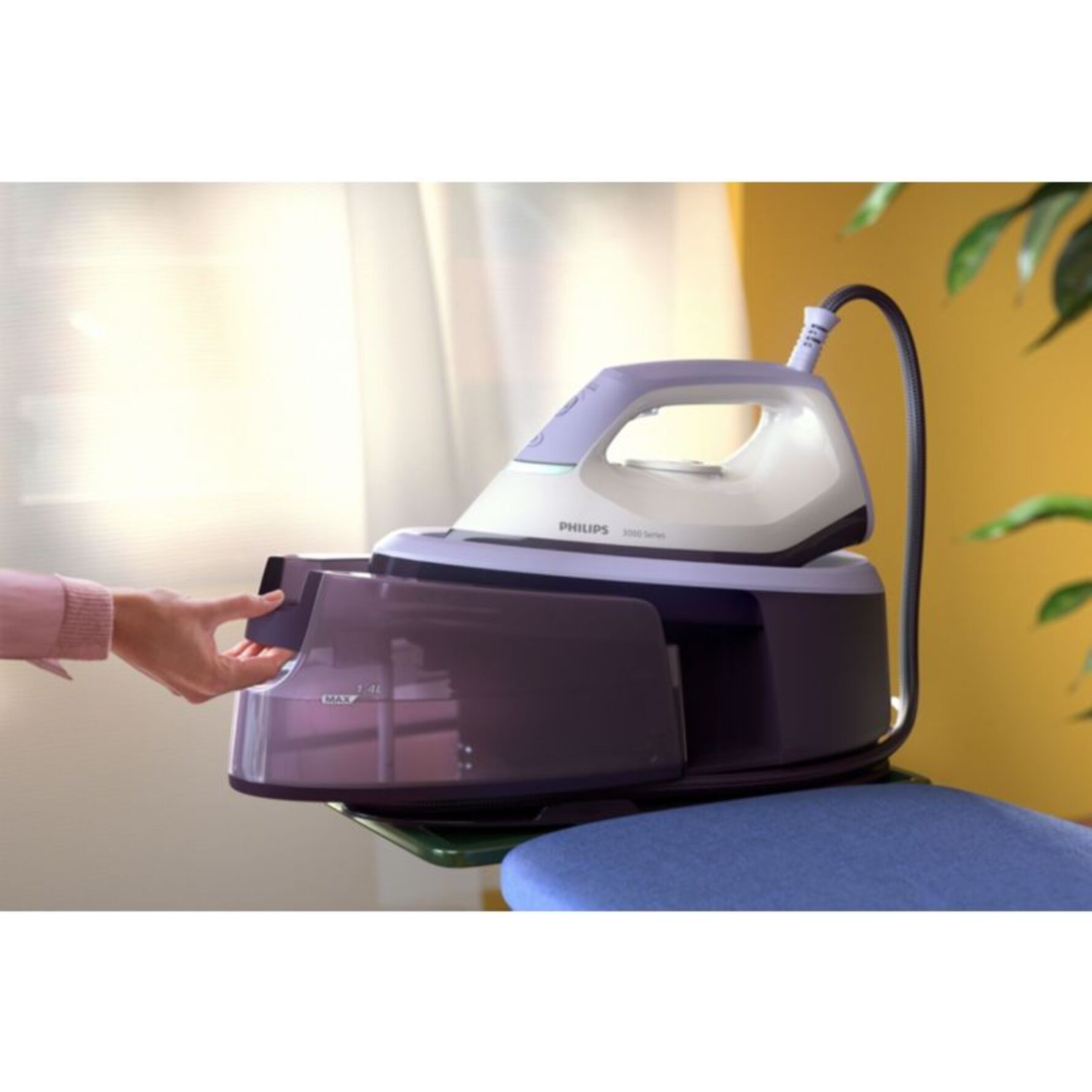 Centrale vapeur PHILIPS PSG3000/30 mauve 1,4L