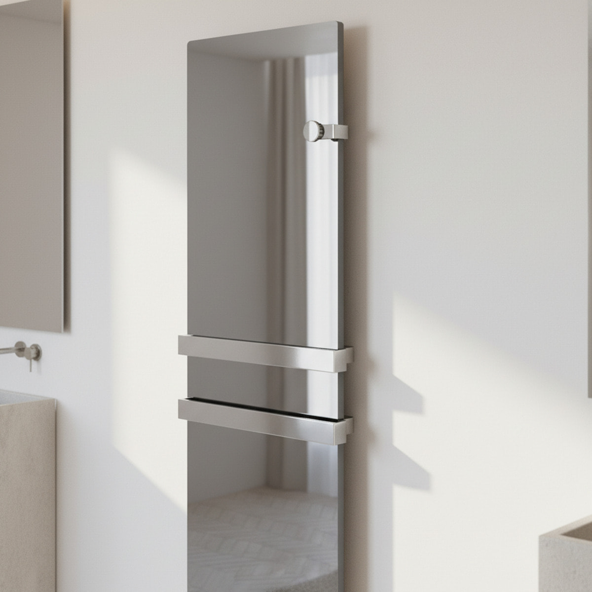 sèche-serviette miroir LCD 1100 w