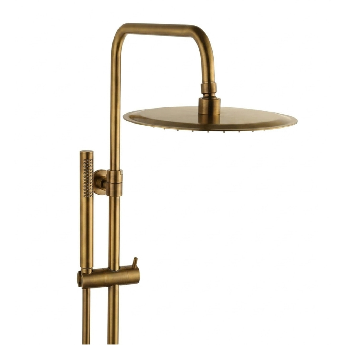 SAT DARK Colonne de douche avec Mitigeur Thermostatique, Or Brossé (SATDASSTKBZ)