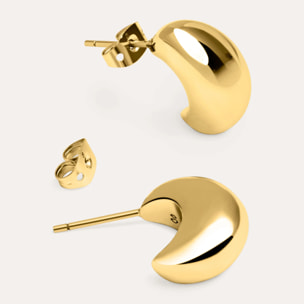 Pendientes Rain Baño Oro