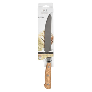 Couteau à pain acier "Elegancia" lame 20,5cm