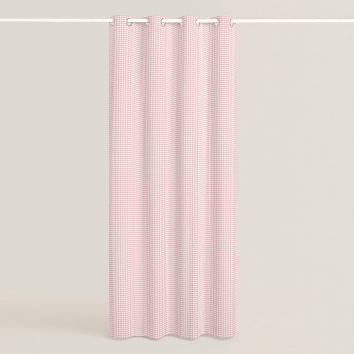 Cool Kids - Cortina Estampada - Con Ojales - 100% Algodón - Vichy Rosa