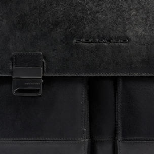 Piquadro Ventiquattrore in pelle porta pc e porta iPad® con protezione antiurto