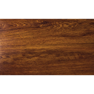 Rouleau revêtement adhésif vinyle au mètre - Sticker lavable Cuisine Meuble Armoire Porte - BOIS BRUN FONCÉ