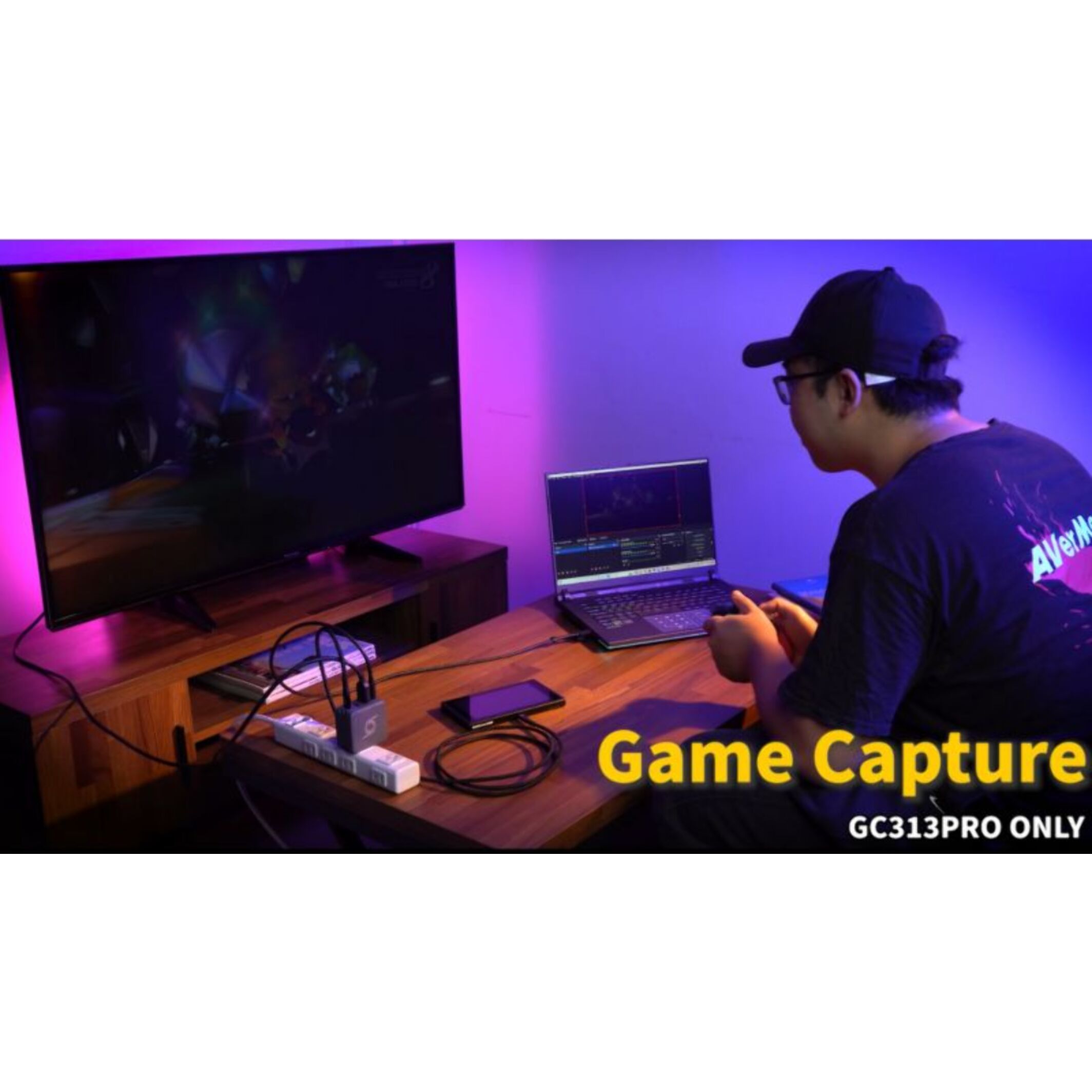 Chargeur console de jeux AVERMEDIA Core Elite Go Noir