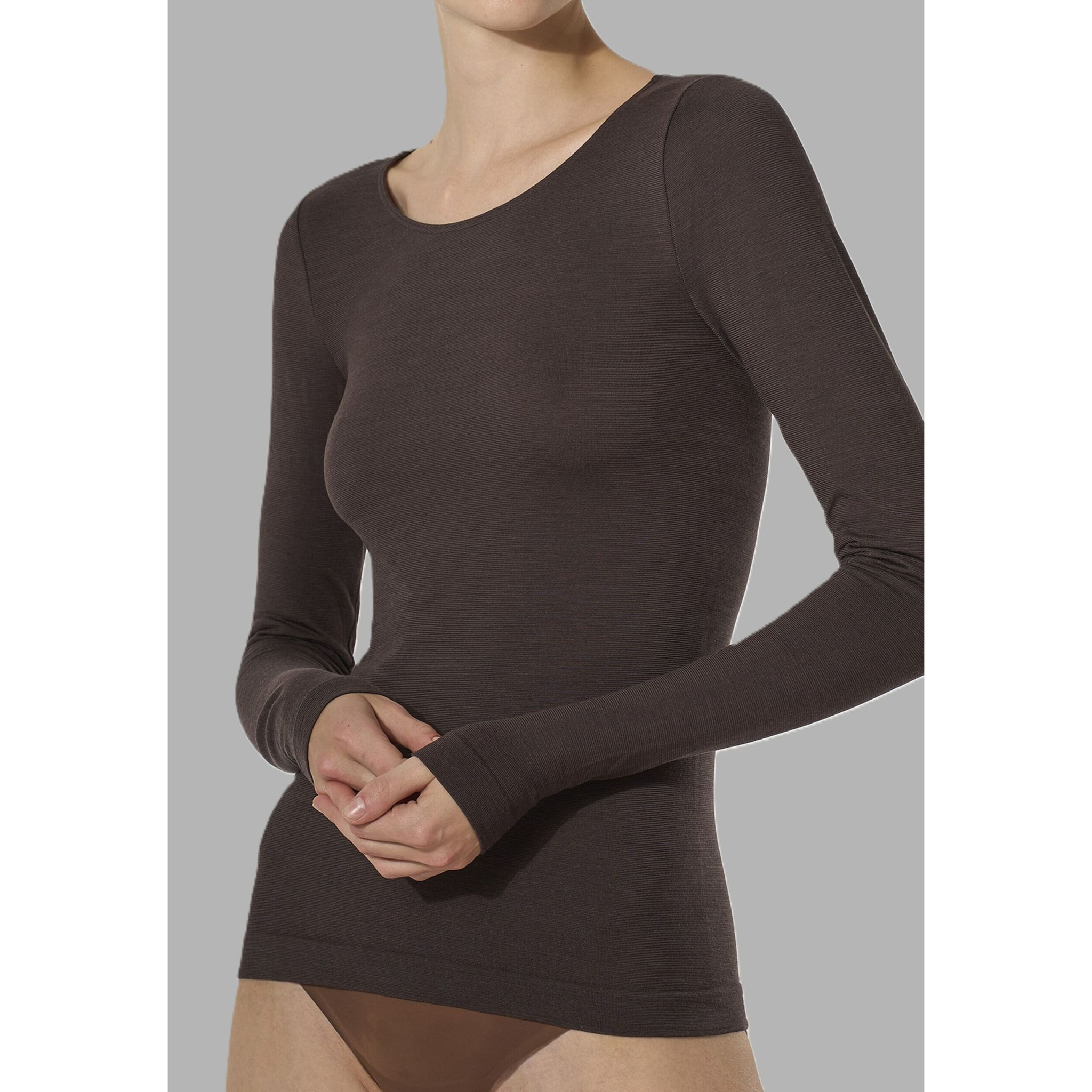 Top Pure Wool Top Long Sleeves