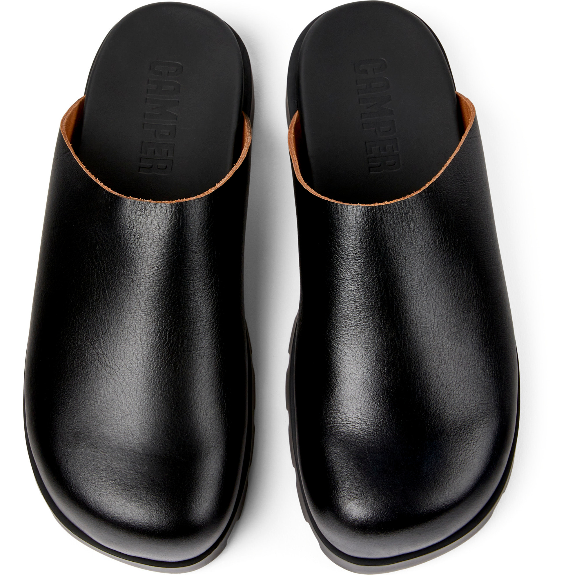 Sandalias - CAMPER Brutus Sandal - Negro - Cuero liso