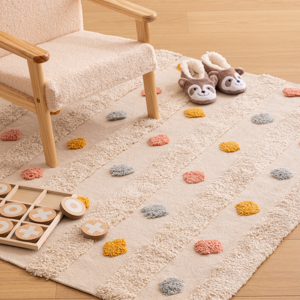 Tapis enfant - coton tufté - 120x170 cm