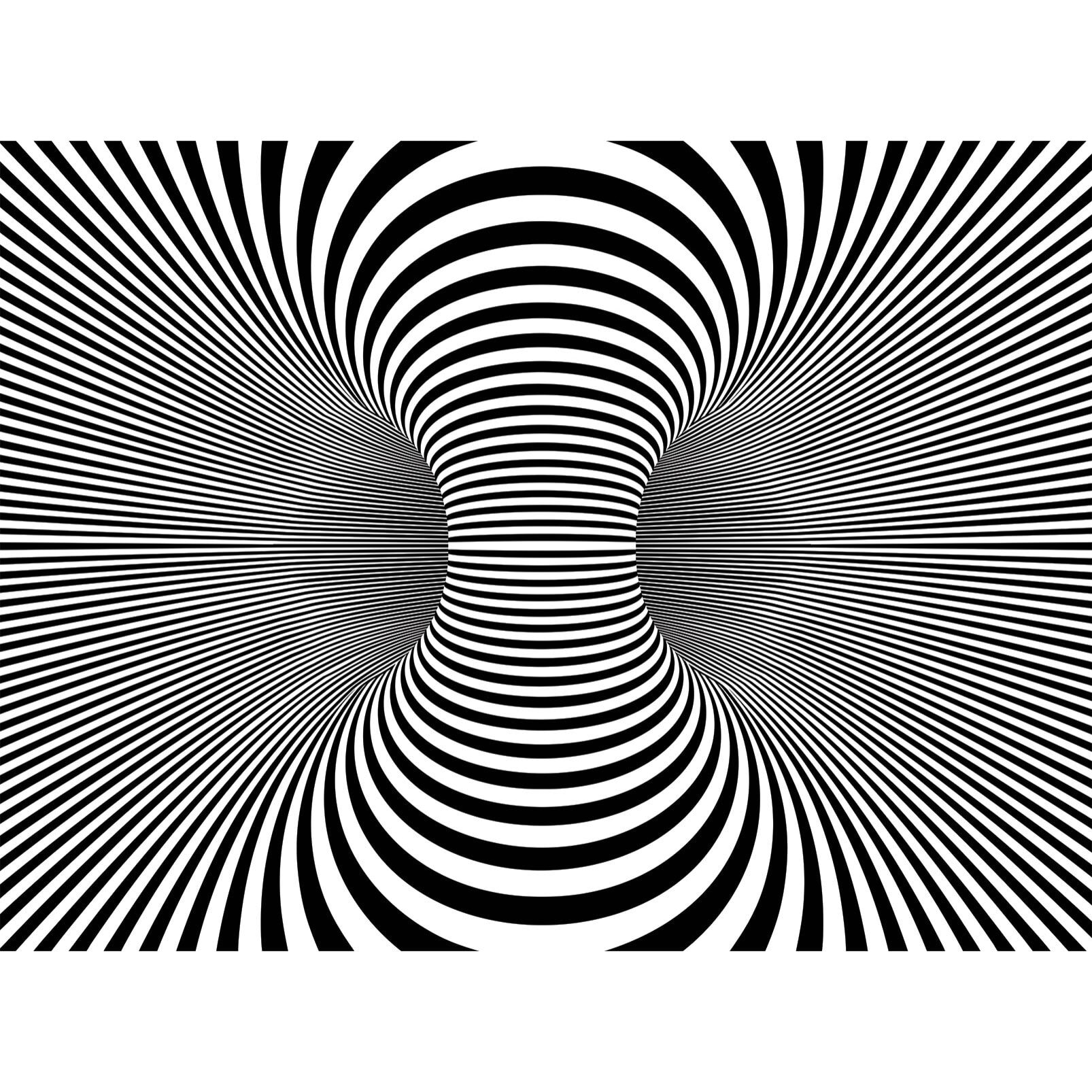 Papier peint psychedelique Intissé