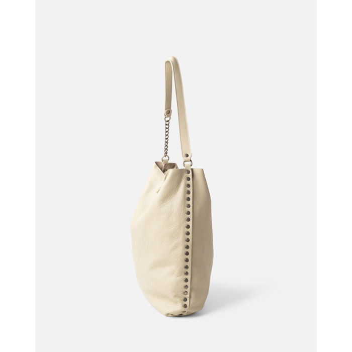 Bolso de hombro BIBA New Orange de piel